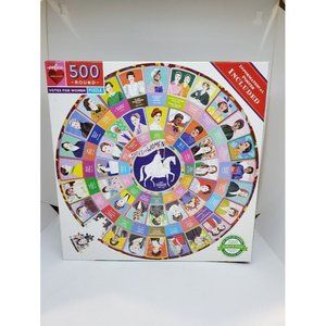 Eeboo 500 Piece Round Votes For Women Puzzle With Poster Included